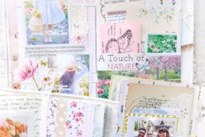 A journal stack of unraveling journals