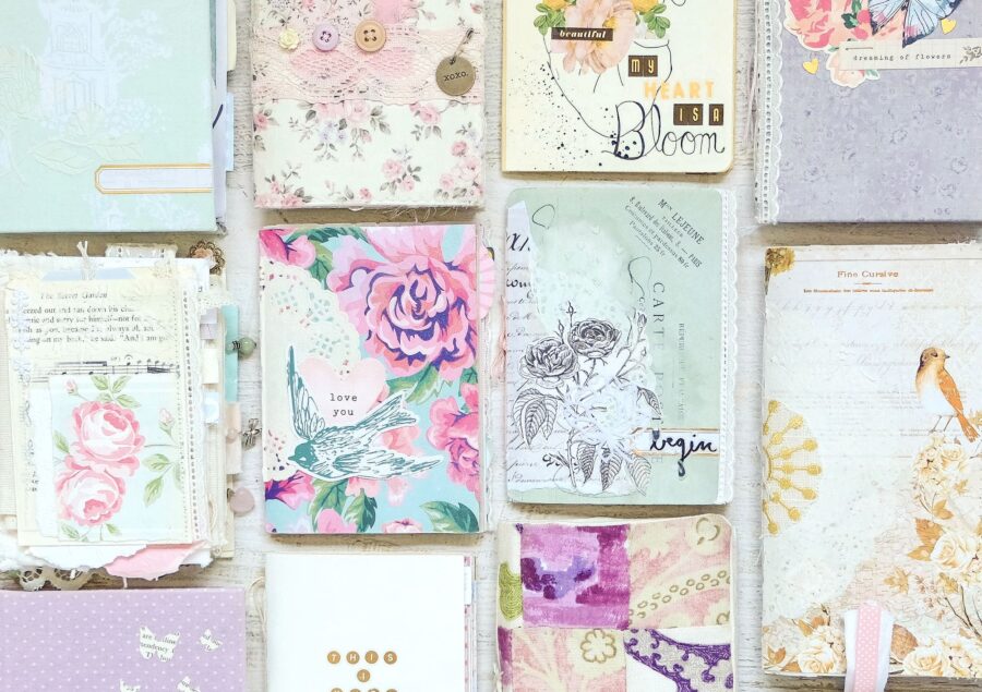 A grid of lovely journals