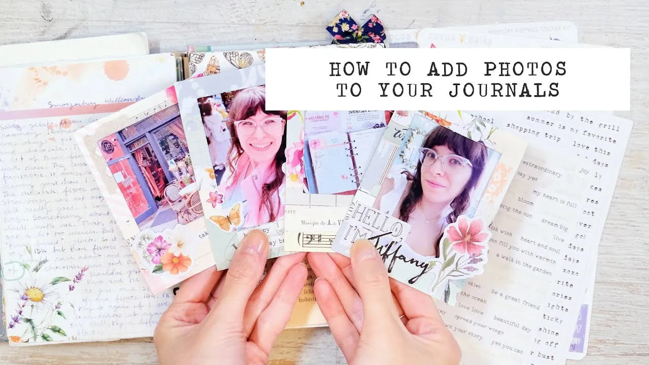 how to add photos to your journals